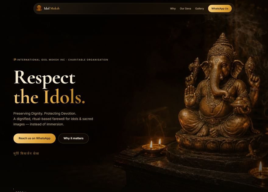International Idol Moksh website