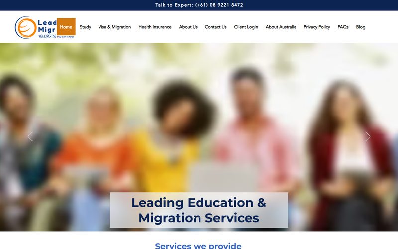Leading Edge Migration website